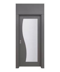 BY-257V Porte intérieure Laqué Vitrée